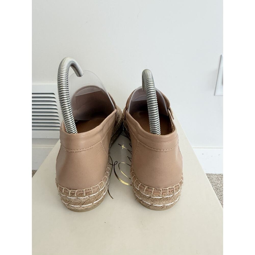 Patricia Green Sebastian Penny Loafer Leather Slip On Beige Brown Womens Size 10 - Picture 8 of 10